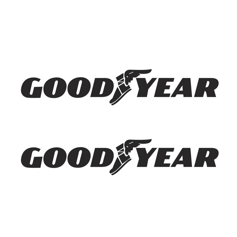 برچسب بدنه خودرو طرح Good year کد 24F بسته دو عددی