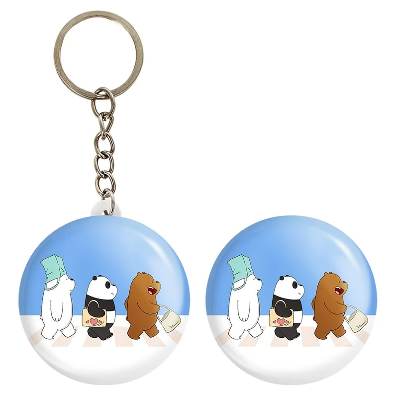 پیکسل خندالو مدل انیمیشن سه خرس کله پوک کد 27644 به همراه جاکلیدی