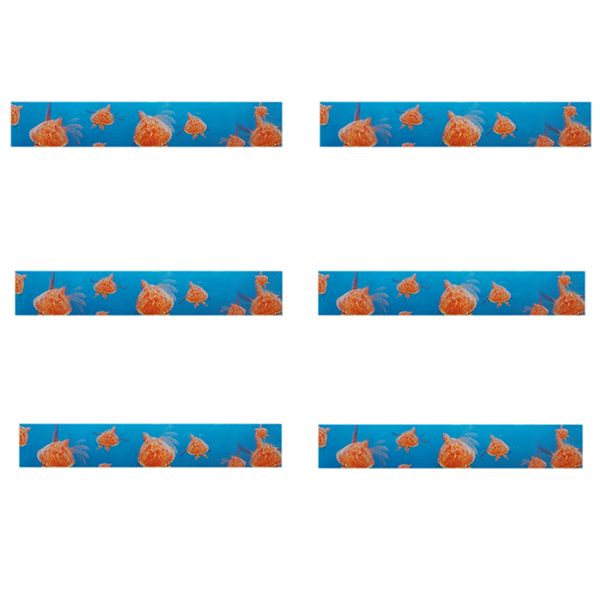 خط کش 23 سانتی مدل لاکپشت بسته 6 عددی