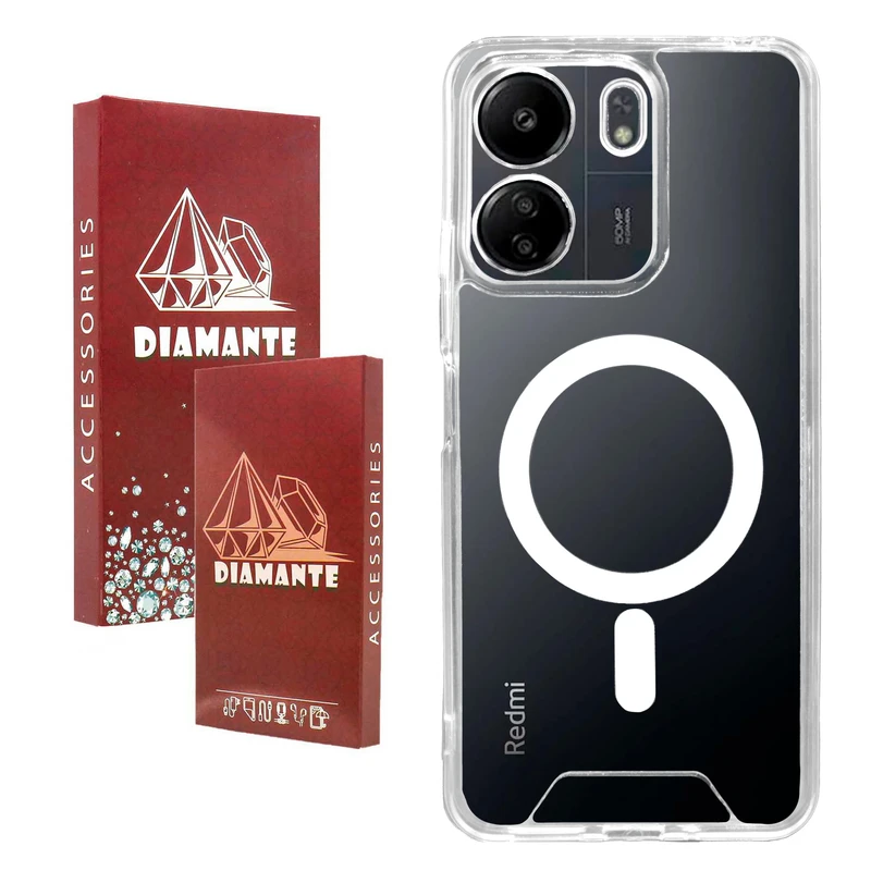 کاور دیامانته مدل Mac_safe Ros مناسب برای گوشی موبایل شیائومی Redmi 13C