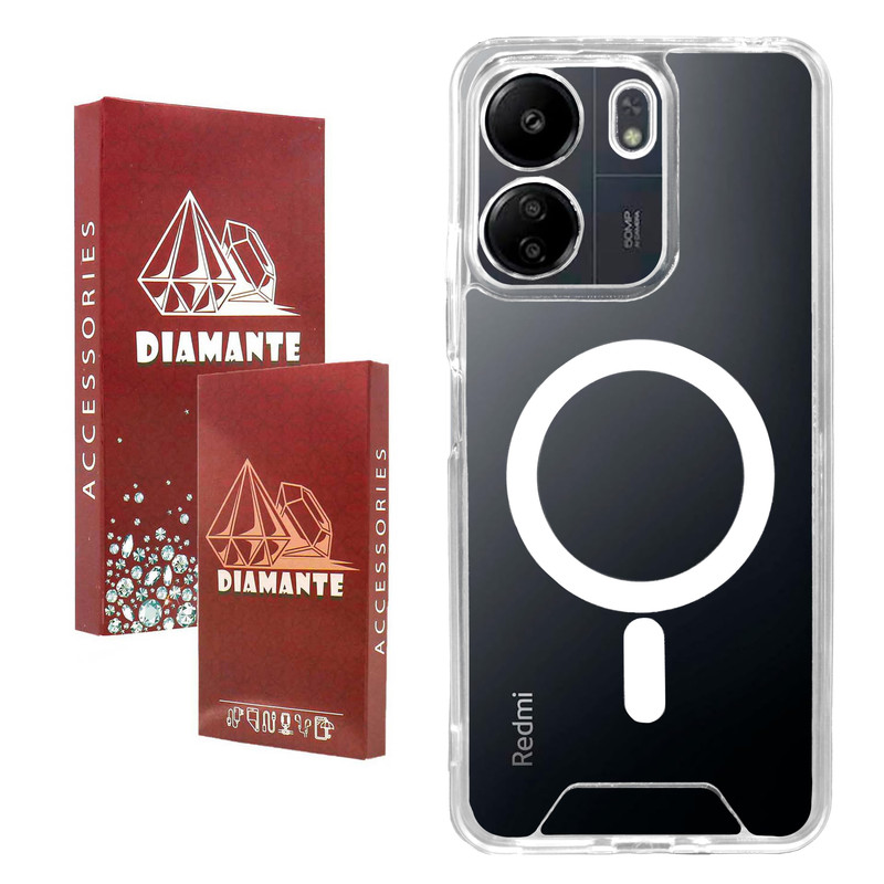 کاور دیامانته مدل Mac_safe Ros مناسب برای گوشی موبایل شیائومی Redmi 13C