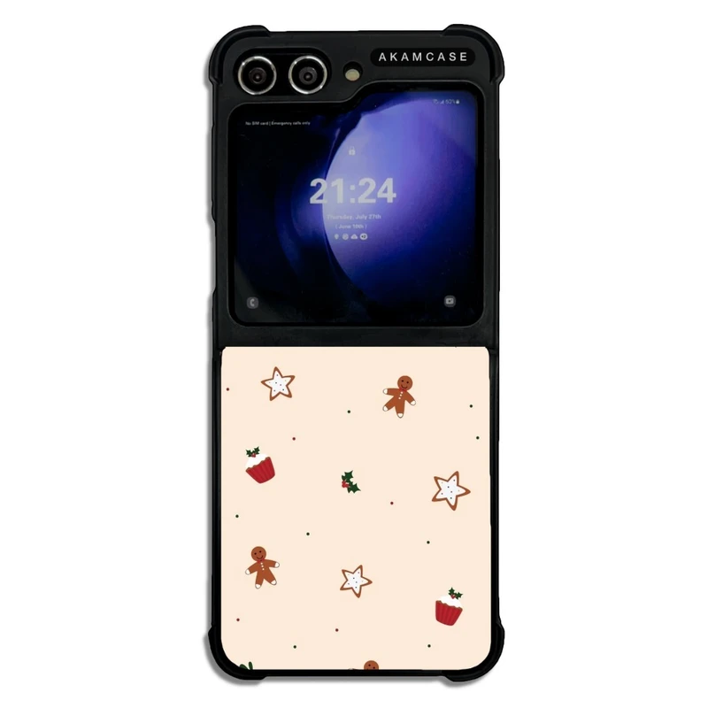کاور آکام مدل AMCWSGZFLIP5-CHRISTMAS4 مناسب برای گوشی موبایل سامسونگ Galaxy Z Flip 5