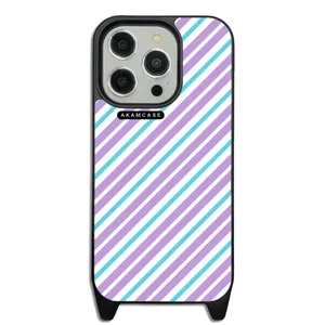 AKAM AMC-WLA15PRO-PASTEL PATTERN12 Cover For Apple iPhone 15 Pro
