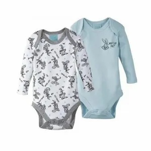 بادی آستین بلند نوزادی لونی تونز مدل 1401 مجموعه دو عددی