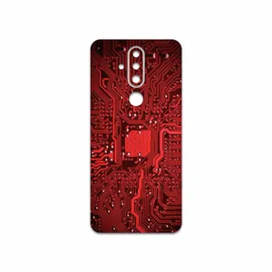 MAHOOT Red Printed Circuit Board Cover Sticker for Nokia X71