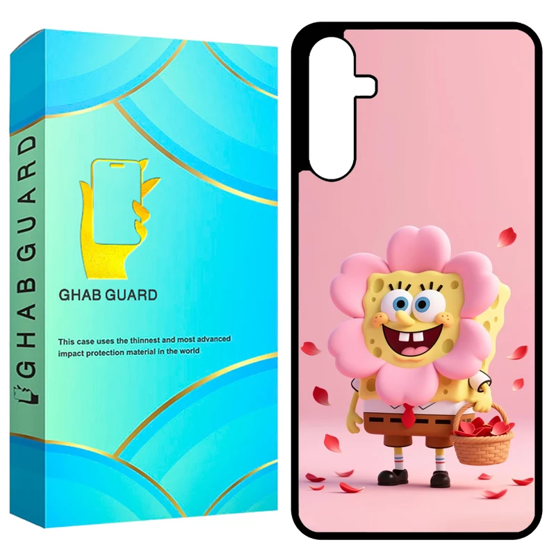 کاور قاب گارد طرح باب اسفنجی مدل GCHPA24 مناسب برای گوشی موبایل سامسونگ Galaxy A24 4G 