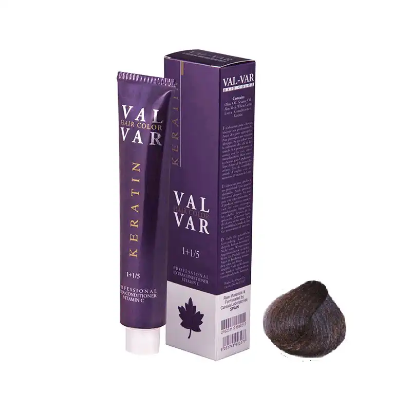 رنگ مو وال وار سری دودی شماره C5 حجم 120 میلی لیتر رنگ بلوند دودی تیره