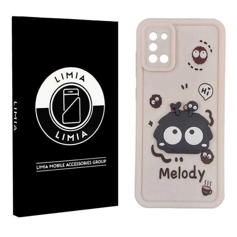 کاور لیمیا مدل سولید لنزدار طرح عروسکی برجسته مناسب برای گوشی موبایل سامسونگ Galaxy A31