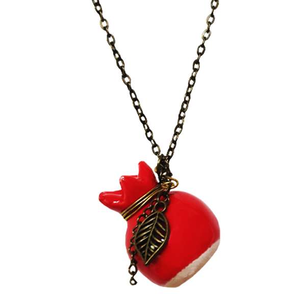 گردنبند دخترانه طرح انار کد 123 گردنبند دخترانه طرح انار کد 123