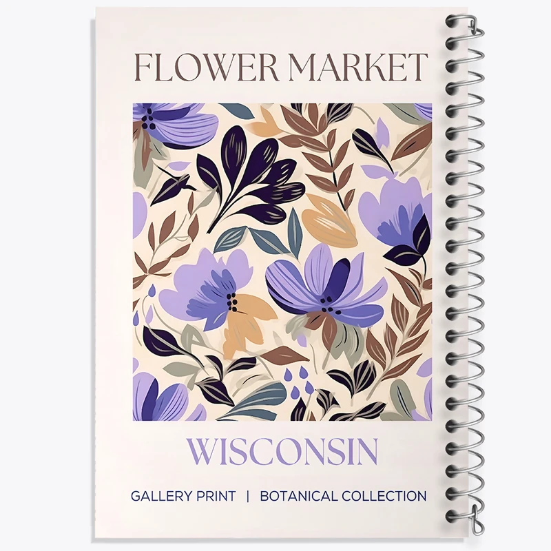 دفتر مشق 100 برگ خندالو طرح گل گلی کد N5324