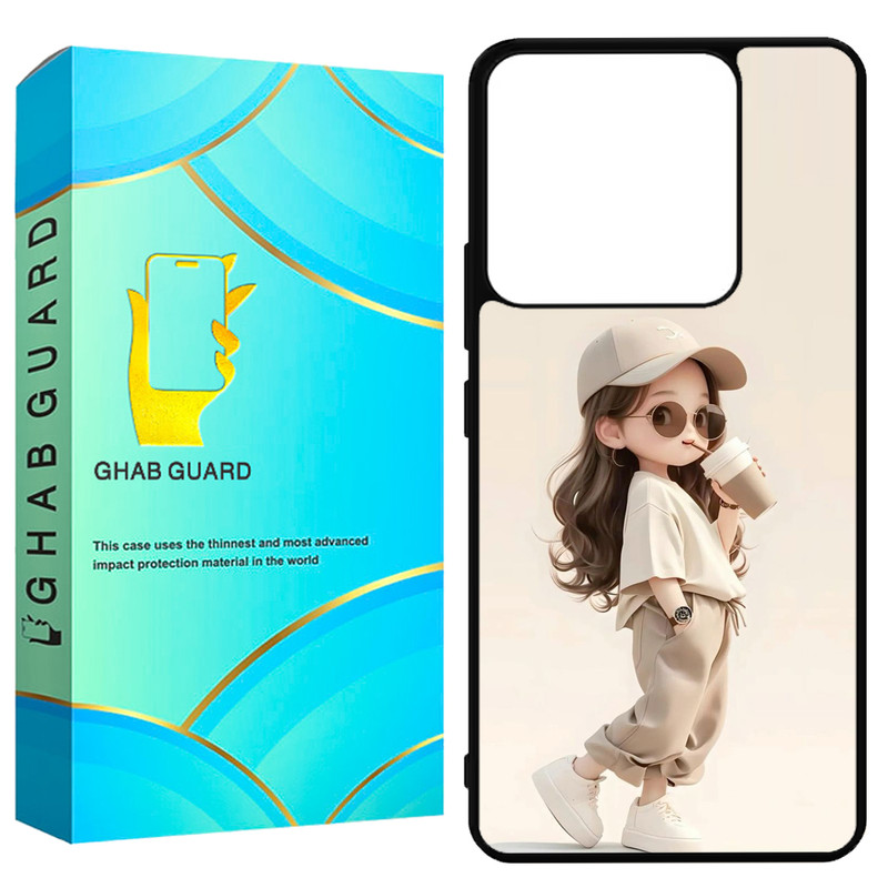 کاور قاب گارد طرح دختر مدل G14S مناسب برای گوشی موبایل شیائومی Redmi Note 14S 4G 