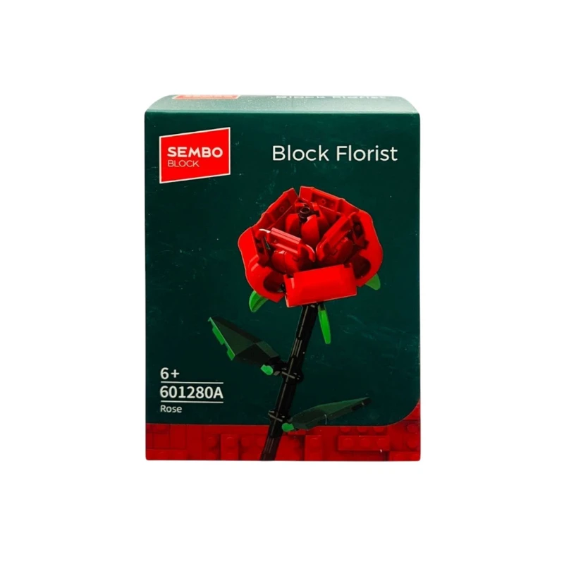 ساختنی 10 تکه سیمبوبلاک مدل گل رز کد 601280A
