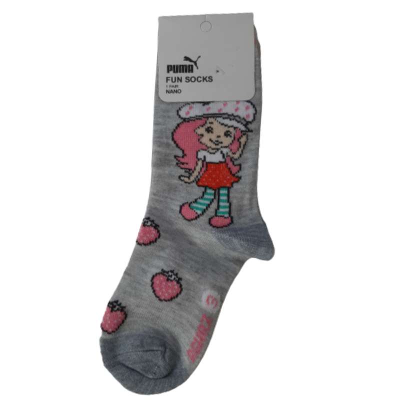 جوراب دخترانه پوما مدل توت فرنگی