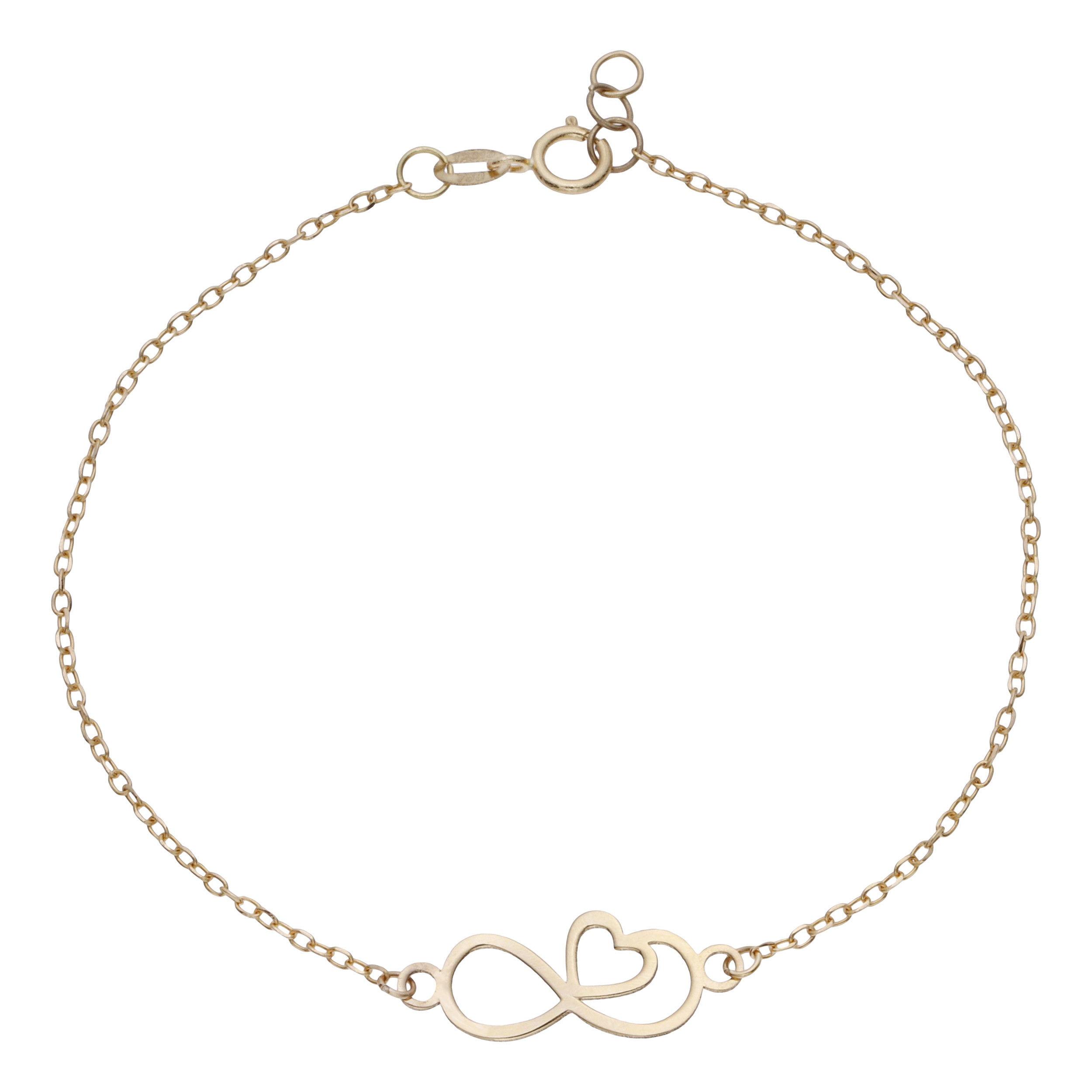 دستبند طلا 18 عیار زنانه میو گلد مدل BR502 دستبند طلا 18 عیار زنانه میو گلد مدل BR502