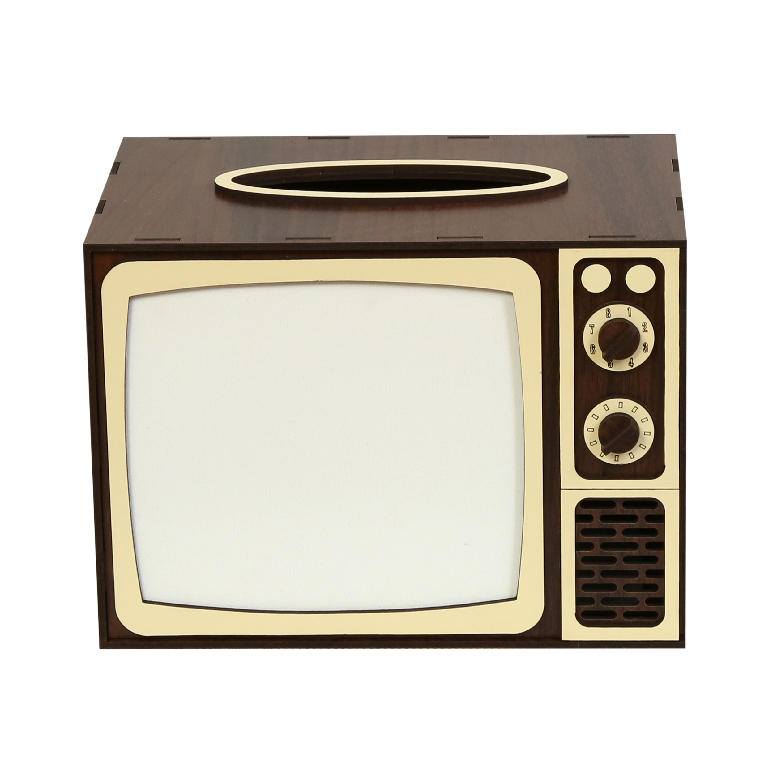جعبه دستمال کاغذی طرح تلویزیون کلاسیک مدل A600