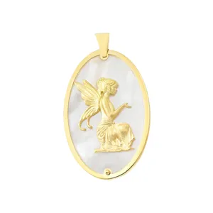 آویز گردنبند طلا 18 عیار زنانه مدل DGMC2-25d