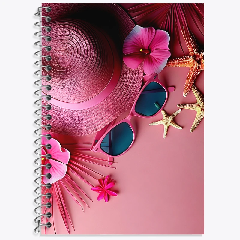 دفتر لغت 50 برگ خندالو طرح تابستان (Summer) کد N5814