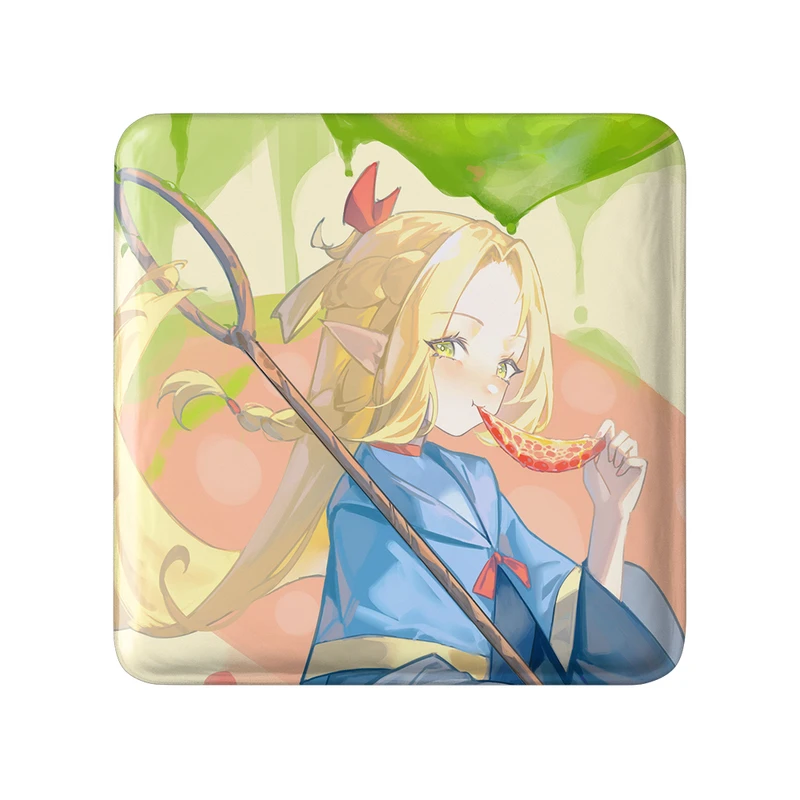 مگنت خندالو طرح مارسیل انیمه خوشمزه در سیاه چال مدل مربعی کد 35908