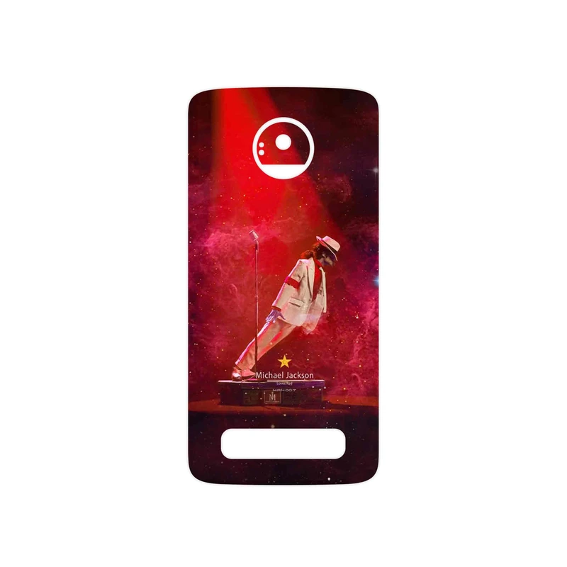 برچسب پوششی ماهوت مدل Michael Jackson مناسب برای گوشی موبایل موتورولا Moto Z Play