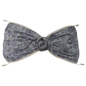 شال زنانه مدل پلیسه ریز لمه گلدار 2025