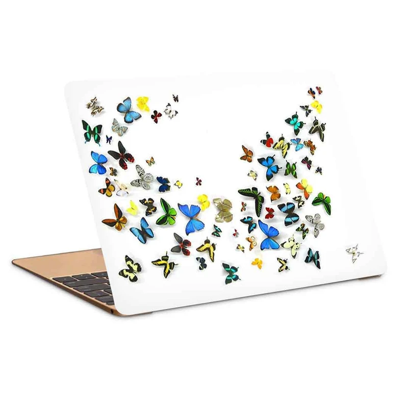 استیکر لپ تاپ طرح Butterflies-24کد P-689مناسب برای لپ تاپ 15.6 اینچ