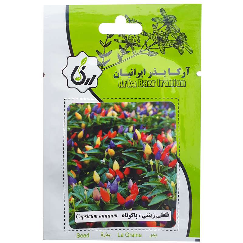 بذر فلفلی زینتی پاکوتاه آرکا بذر ایرانیان کد A07
