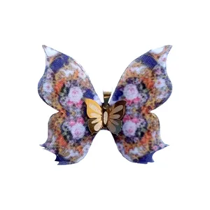 آویز گردنبند طلا 18 عیار زنانه مدل  پروانه کد SN1245