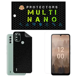 Multi Nano X-SFG Screen Protector For Nokia C31 with back skin