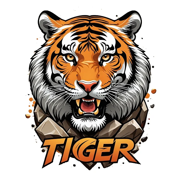 استیکر پارچه و لباس پاد آفرین طرح ببر کد 1164