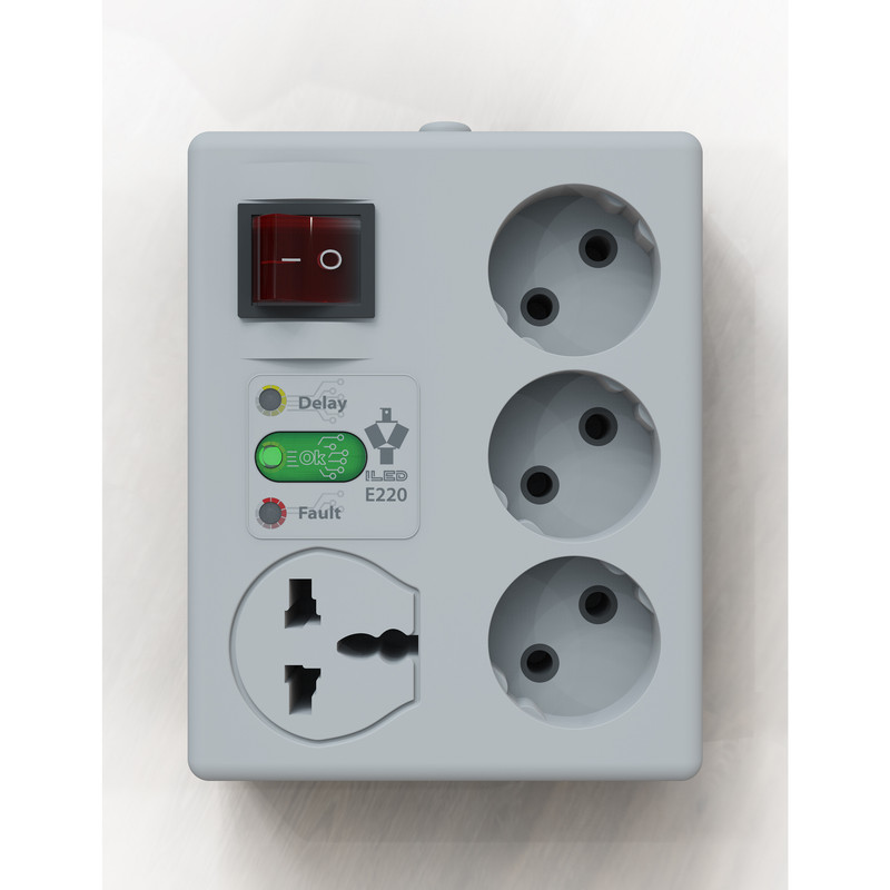 محافظ ولتاژ آی لِد مدل یونیورسال دیجیتالی کد E220