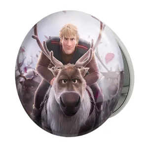 آینه جیبی خندالو طرح فروزن السا و آنا مدل تاشو کد 24781 