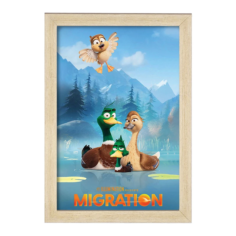 تابلو خندالو مدل مهاجرت کد F2164