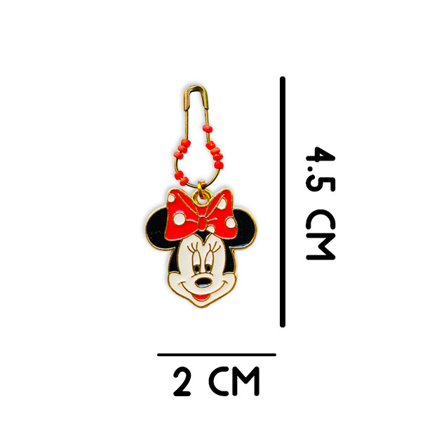 سنجاق سینه دخترانه طرح میکی موس کد G-01