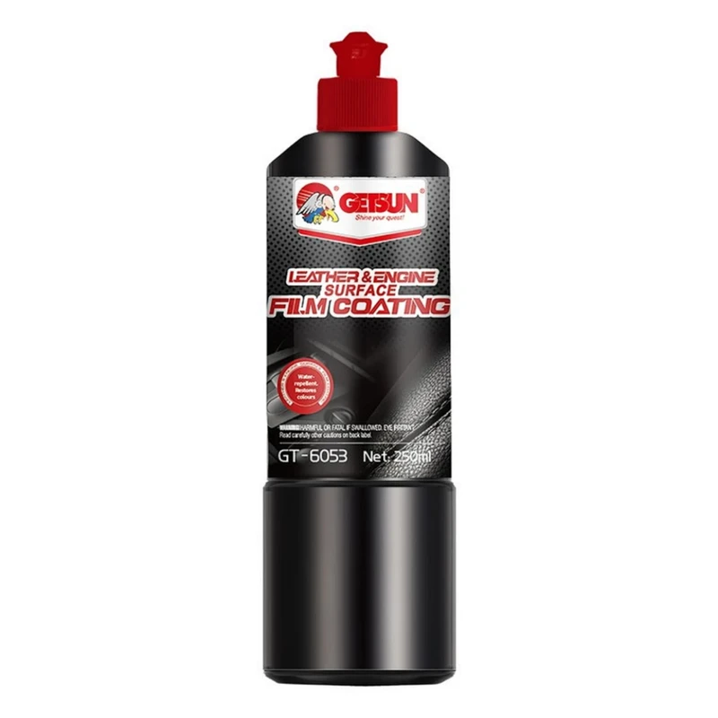 مایع براق کننده سطح چرم و موتور گتسان مدل GT-6053 حجم 250 میلی‌لیتر