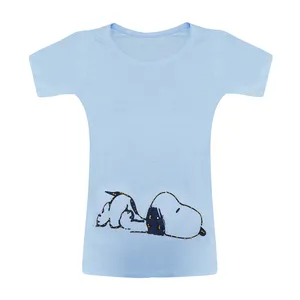 تی شرت آستین کوتاه زنانه مدل نیلوفر کد 72