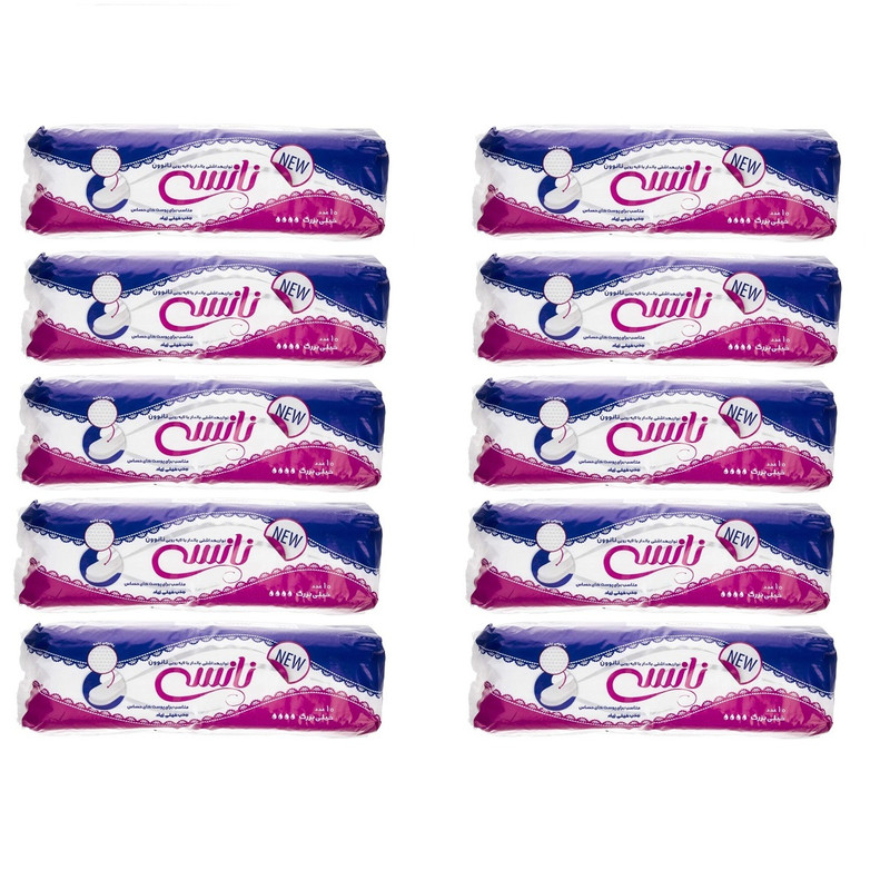 نوار بهداشتی نانسی کد 089 سایز بزرگ بسته 10 عددی