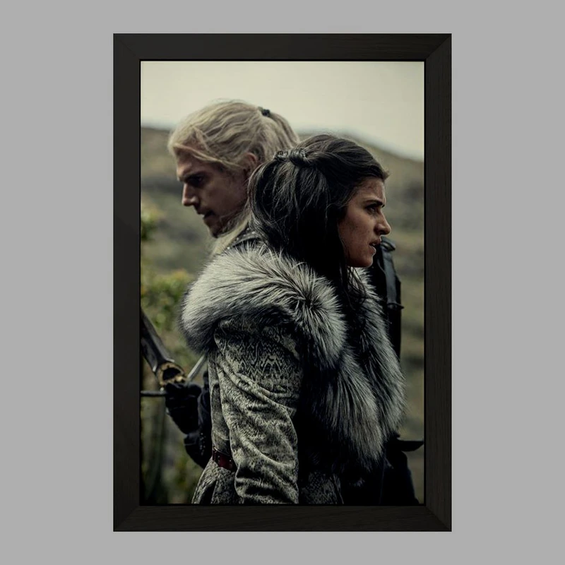 تابلو خندالو مدل گرالت و ینفر سریال ویچر Witcher کد 27414