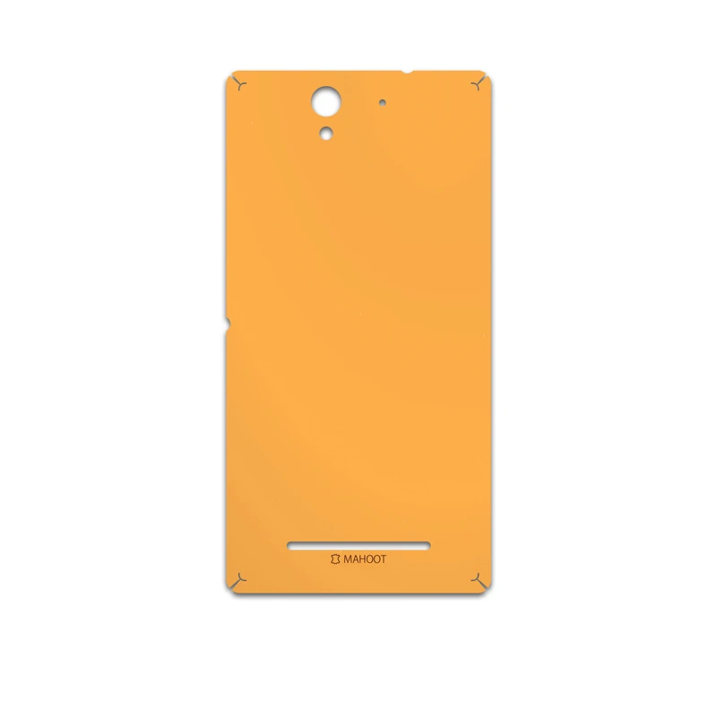 برچسب پوششی ماهوت مدل  Matte-Orange  مناسب برای گوشی موبایل سونی Xperia C3 Dual
