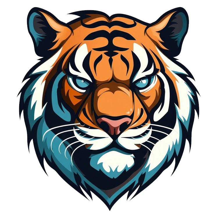 استیکر پارچه و لباس پاد آفرین مدل ببر کد 3143