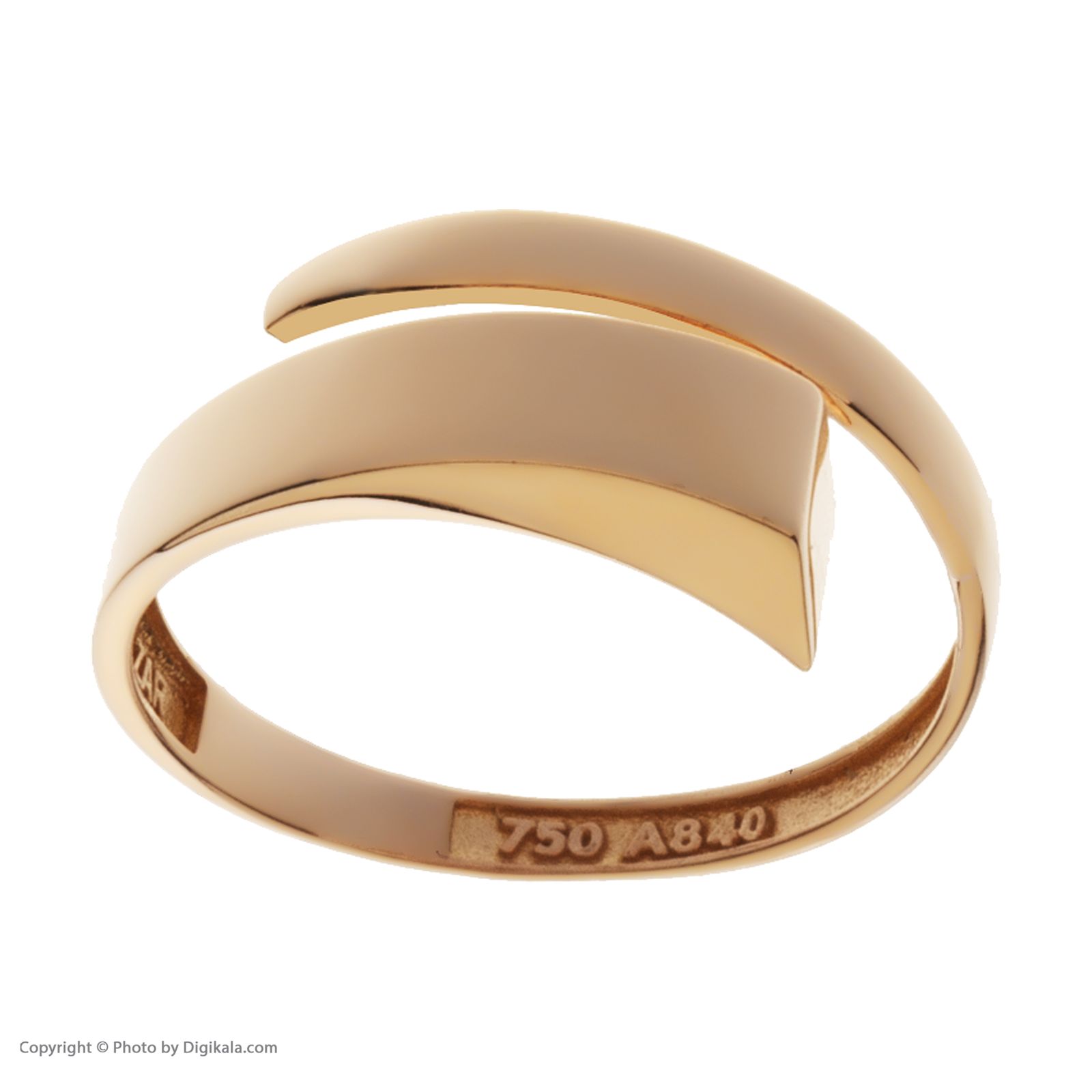 انگشتر طلا 18 عیار زنانه مایا ماهک مدل MR0597 -  - 2