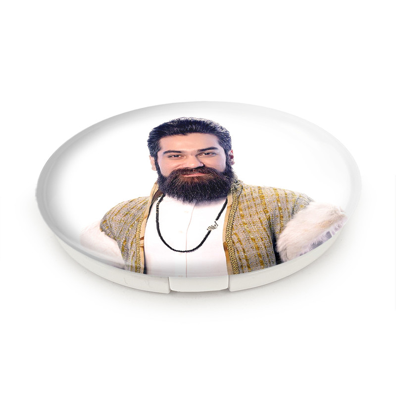 آینه جیبی خندالو طرح علی زندوکیلی مدل تاشو کد 4039