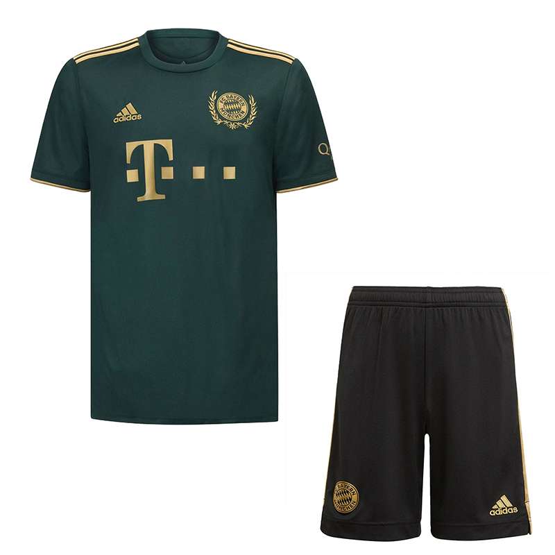 ست تی شرت و شلوارک ورزشی مردانه مدل بایرن مونیخ 4rd 2022