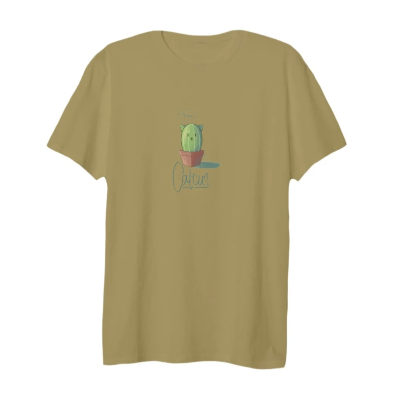 تی شرت لانگ آستین کوتاه زنانه مدل کاکتوس گربه ای