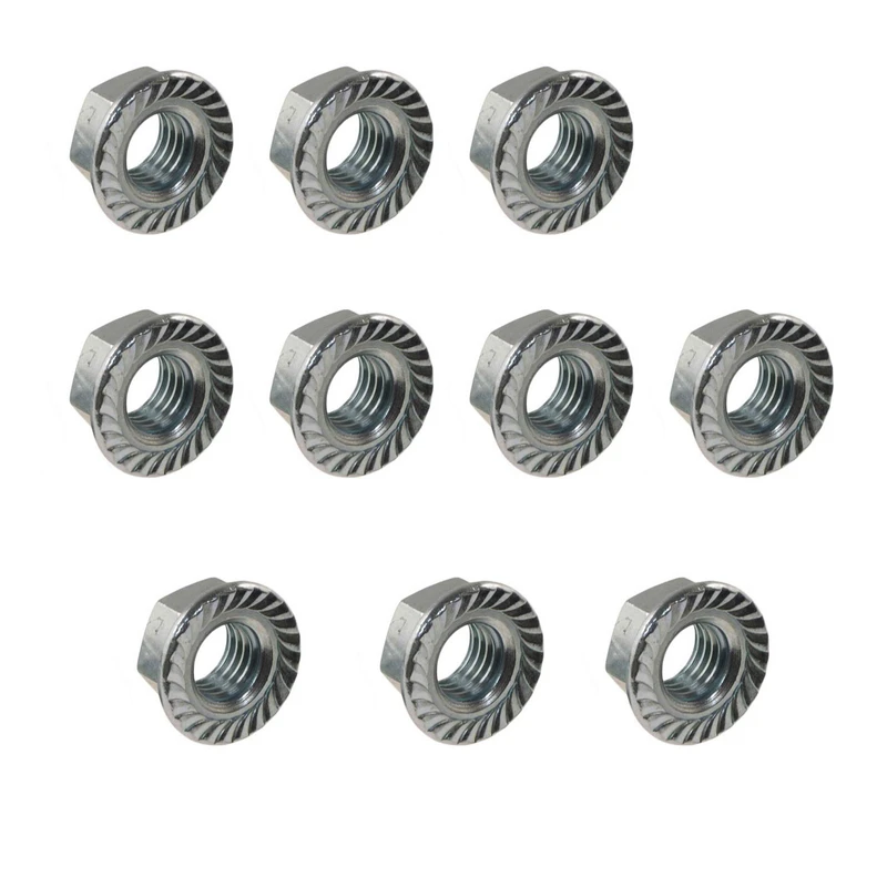 مهره شماره 12 موتور سیکلت وارون مدل M-18 بسته 10 عددی 