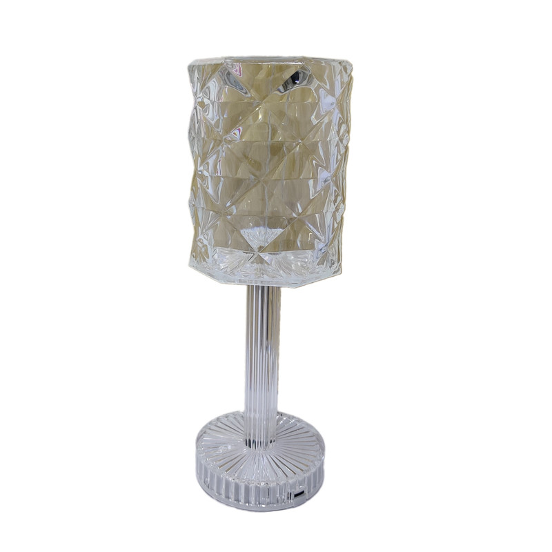 چراغ خواب مدل کریستالی پایه دار