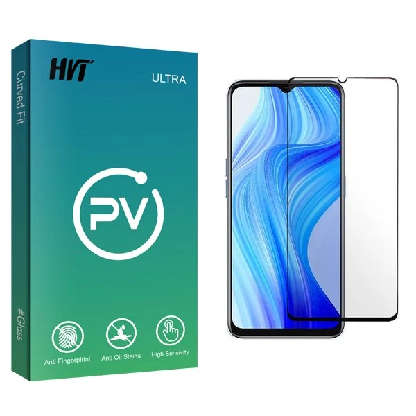 محافظ صفحه نمایش شیشه ای اچ وی تی مدل PV مناسب برای گوشی موبایل ریلمی V20