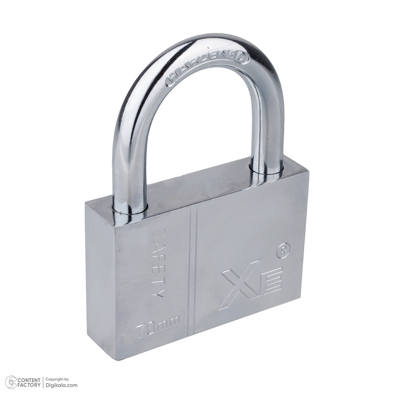 قفل آویز ایکس ای مدل 001 سایز 70 میلی متر