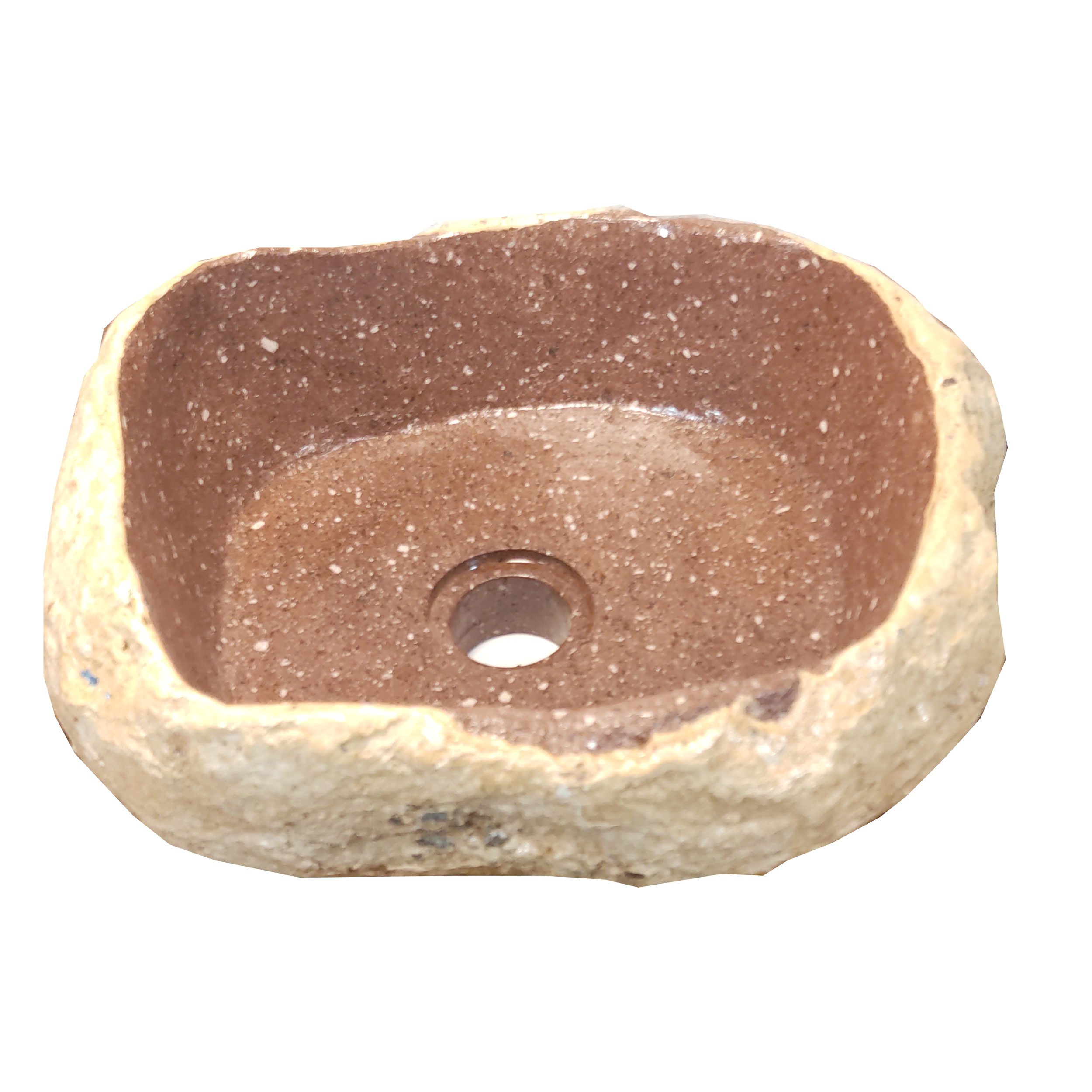 کاسه روشویی مدل سنگ رودخانه ای کدA180