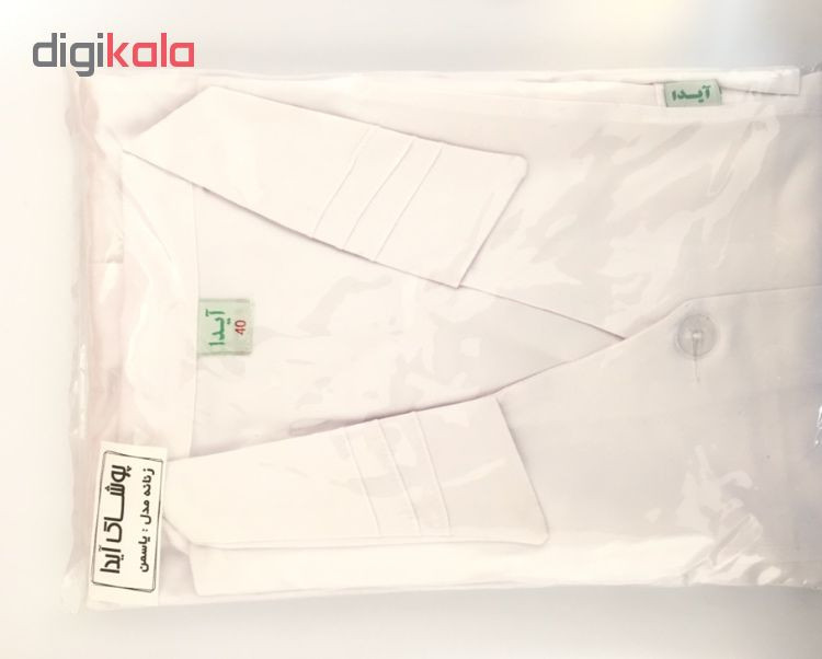 روپوش پزشکی زنانه آیدا مدل BM