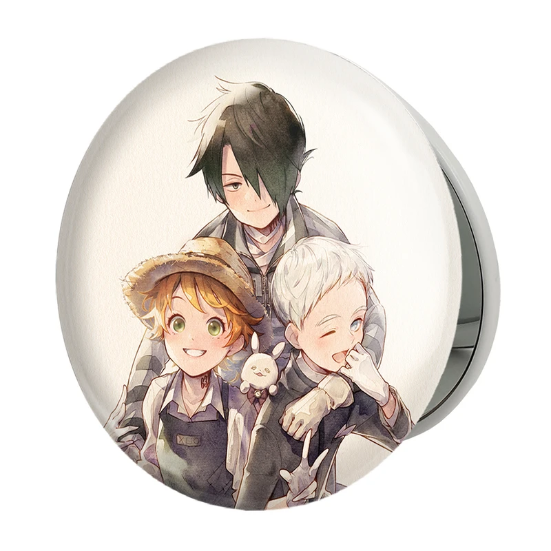 آینه جیبی خندالو طرح ری و نورمن و اما انیمه ناکجاآباد موعود مدل تاشو کد 12729 